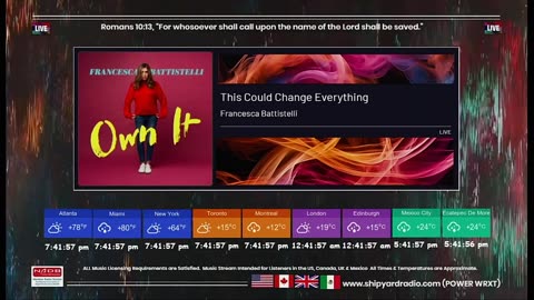 Contemporary Christian Music - Shipyard Radio LLC - POWER WRXT
