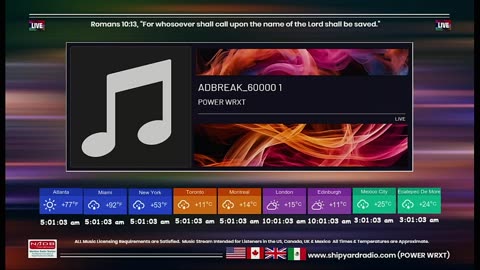 Contemporary Christian Music - Shipyard Radio LLC - POWER WRXT