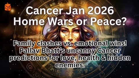 Cancer January 2026: Home Wars or Peace? – Pallav Bhatt