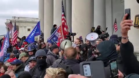 Alex Jones on the Capitol Steps - January 6