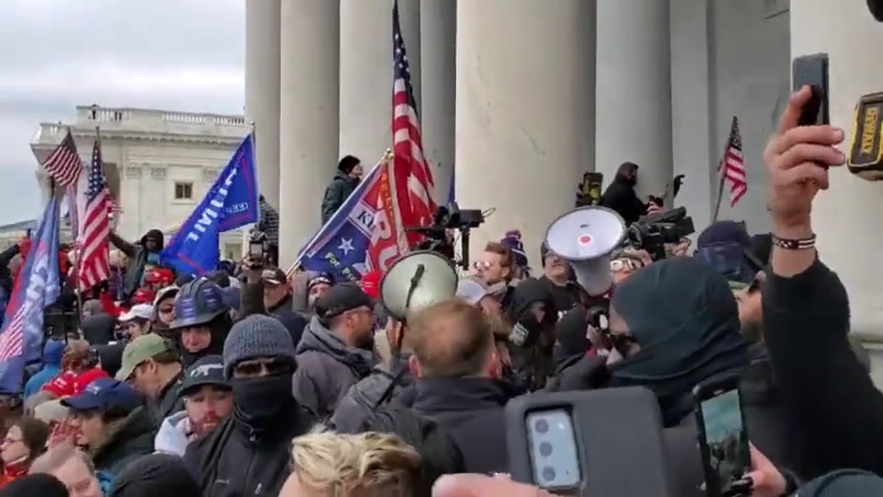 Alex Jones on the Capitol Steps - January 6