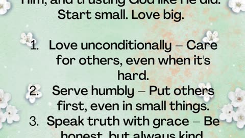 Live Like Jesus