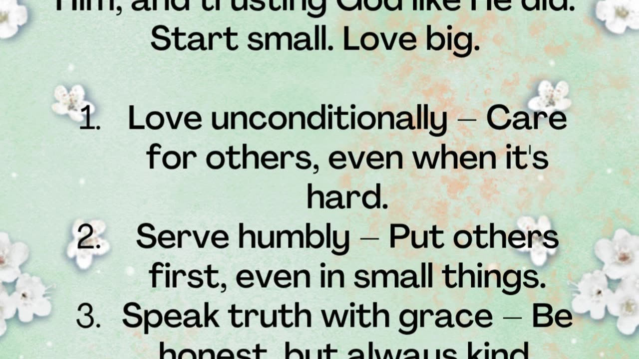 Live Like Jesus