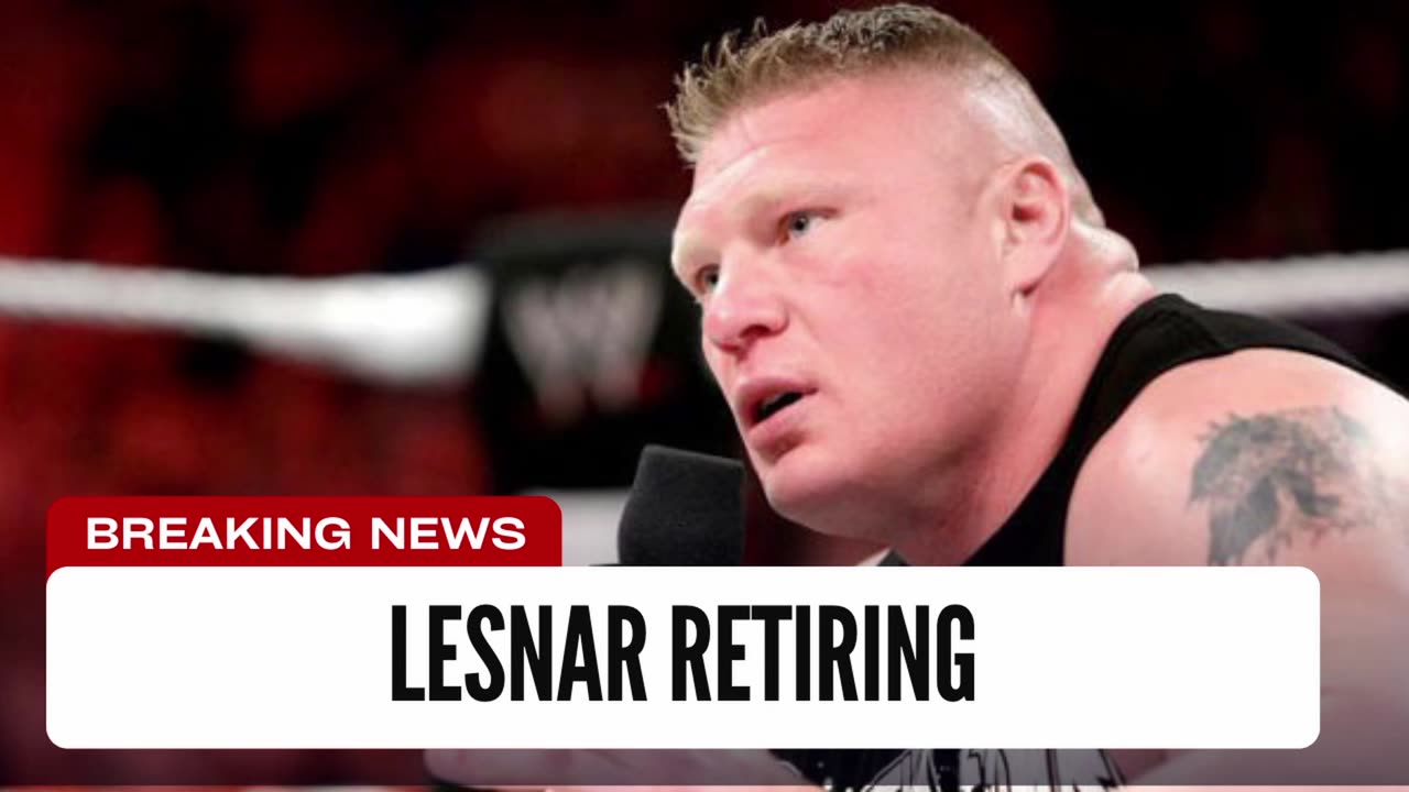 Fan Claims Lesnar Said He Is Retired