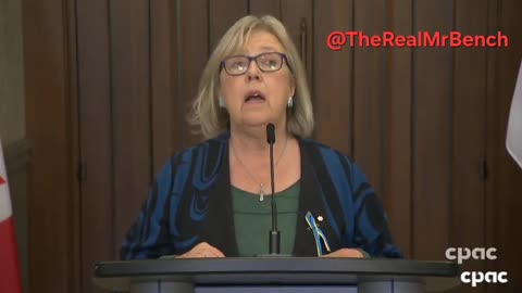 She's Back. Elizabeth May is back in the House of Commons. 🤬