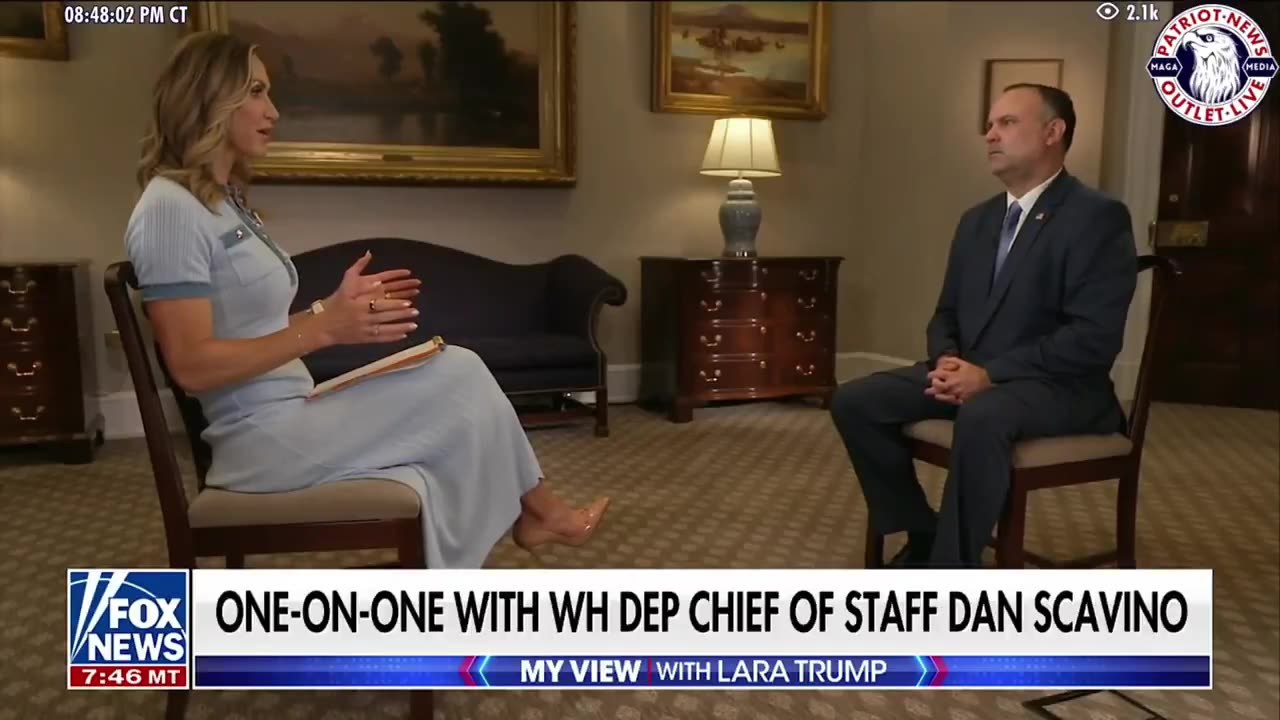 White House Deputy Chief of Staff Dan Scavino’s Interview with Lara Trump on Her Fox News Show “My View”