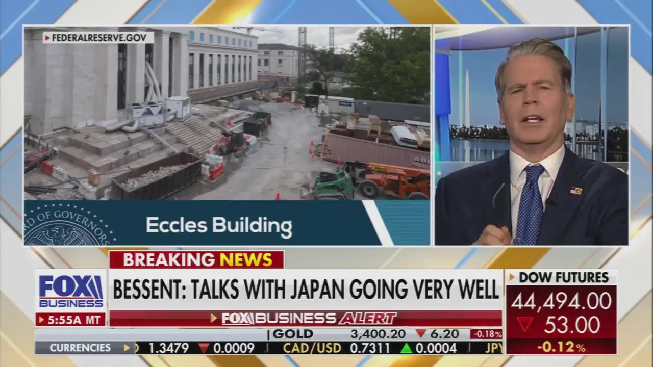 Bessent: "I am calling for an internal review... The Federal Reserve Board expenses since 2004
