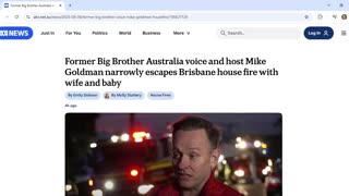 ABC story about Big Brother host's house catching fire is full of symbolism and irony