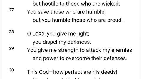 Psalm 18, Strong tower, Deliverance (Various Other Scriptures)