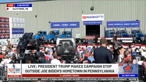 AUGUST 20 2020 President Trump holds campaign event in Old Forge, PA PART 2