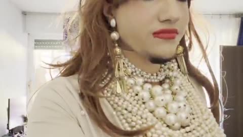 Showing my lovely female cosplay and walk in huge high heel boots