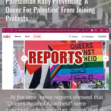 Fact Check: Video Does NOT Show Muslim Preventing Queer For Palestine Joining Pro-Palestinian Rally