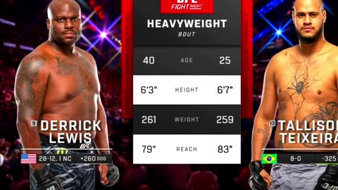 Lewis vs Teixeira !UFC Fight Night...