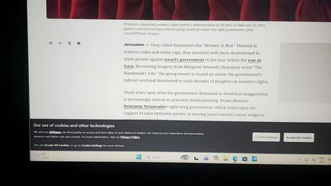 Women's rights on mass declime in Israel