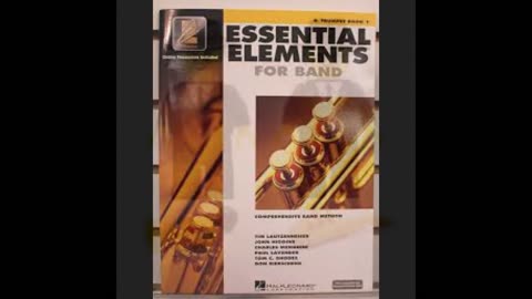 Trumpet Method Number 118 of Essential Elements Book 1 - New World Symphony