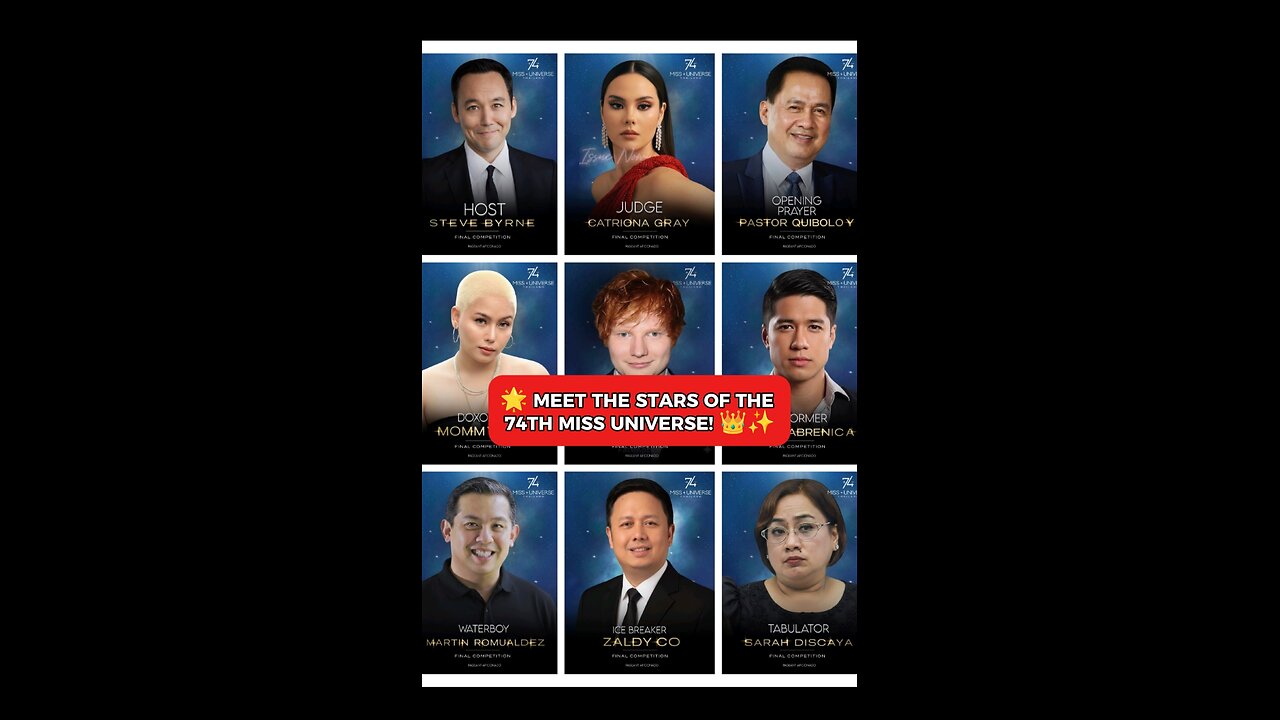 Stars of Miss Universe 2025