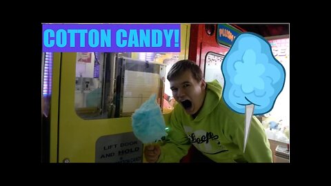 THIS ARCADE MACHINE MAKES COTTON CANDY!