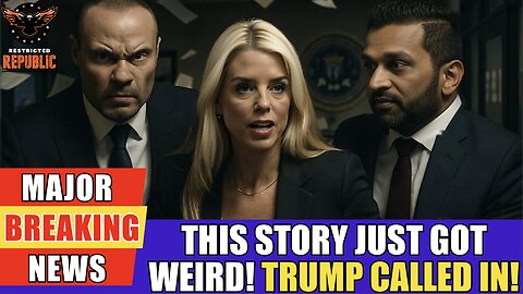 BREAKING! White House EXPLOSION! Bongino, Patel, and Bondi Story Just Went OFF THE RAILS!