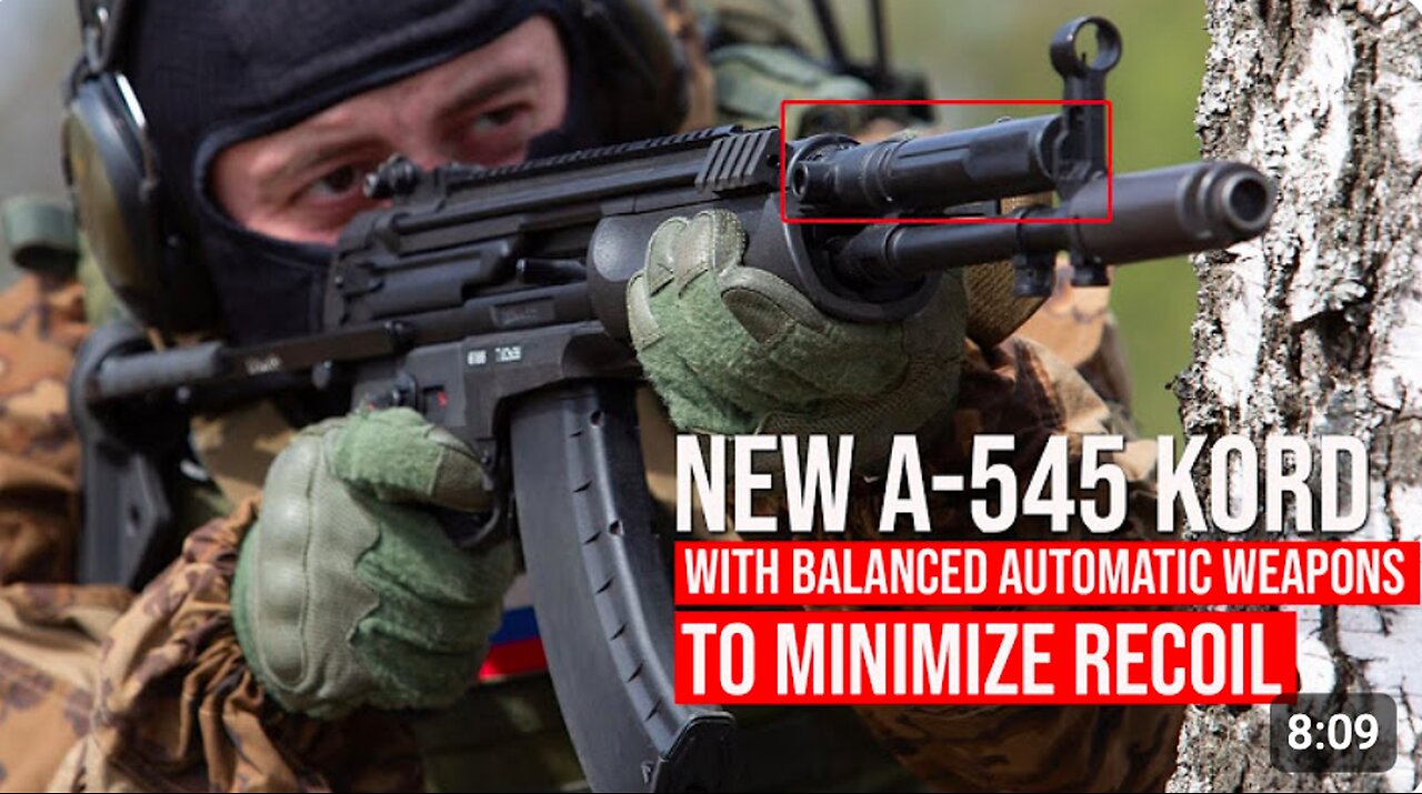 One of the best assault rifles in Russia! Russian troops receive new KORD assault rifles