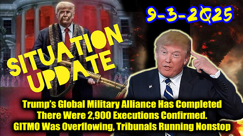 Situation Update 9.3.25 - Trump ORDERS BIGGEST MOVE YET, What's Coming In The Next 10 Days