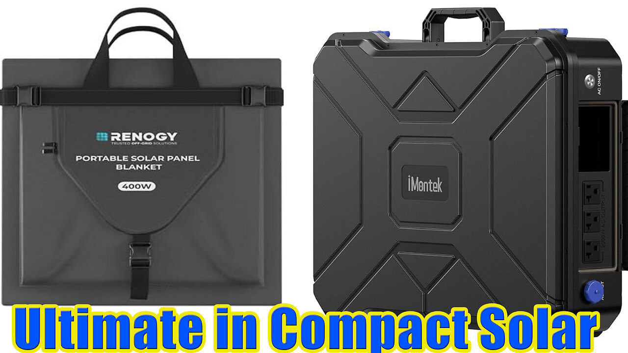 iMontek x1200 & Renogy N Type Topcon 400W Solar Panel Blanket Review #wisebuyreviews