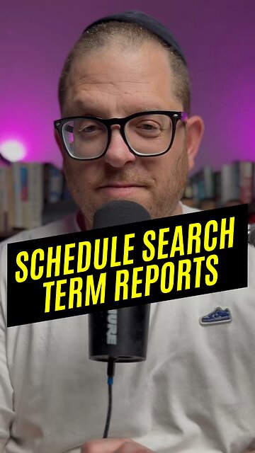 Schedule Search Term Reports in Google Ads