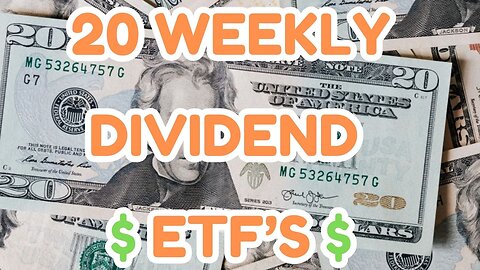 The Weekly | Dividend | Exchange-Traded Fund (ETF) | High Risk | Portfolio | Ep #W11