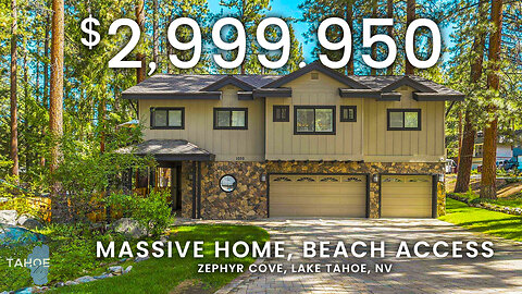 Touring a Lake Tahoe Dream Home with UNLIMITED Beach Access