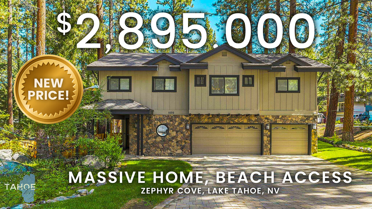 Touring a Lake Tahoe Dream Home with UNLIMITED Beach Access