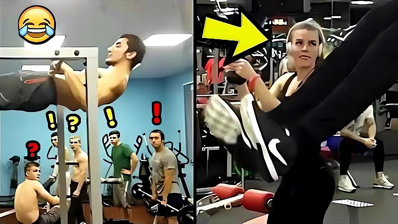 🔥Scaring People in The Gym With Calisthenics #7
