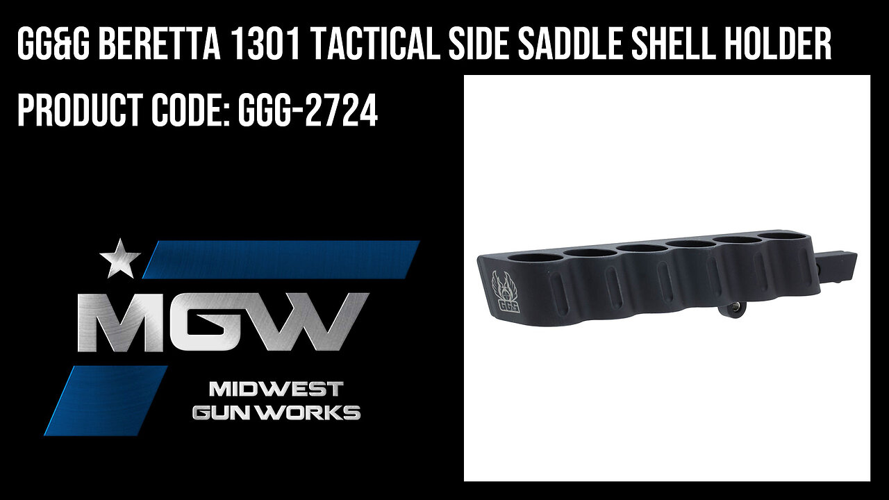 GG&G Beretta 1301 Tactical Side Saddle Shell Holder - GGG-2724