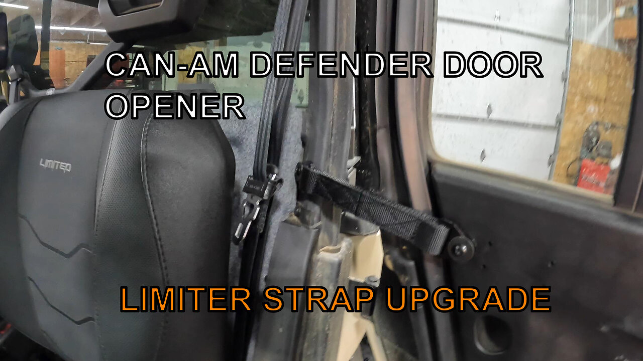 🚜 Can-Am Defender Door Opener Limiter Strap Upgrade