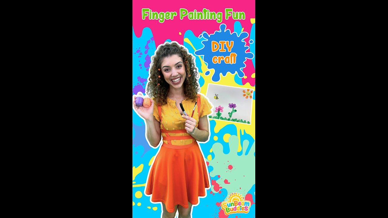 Finger Painting Fun 🎨 Craft for Kids