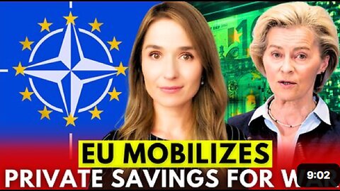 🚨 Private Savings for War: EU to Use 10 Trillion Euros of Citizens' Savings for EU Militarization