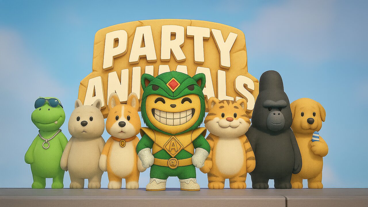 Abe & Friends do Party Animals!