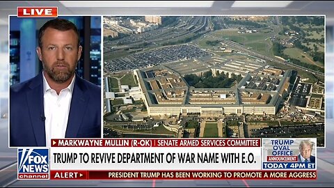 Sen Mullin: Renaming Dept Of Defense Shows A Different Mindset