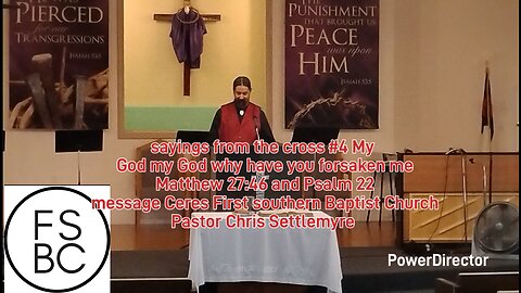 sayings from the cross #4 My God my God why have you forsaken me Matthew 27:46 & Psalm 22 message