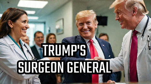 Trump Taps “Anti Big Pharma” Doctor as Surgeon General — Media Melts Down