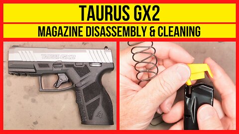 Taurus GX2 Magazine Disassembly & Cleaning