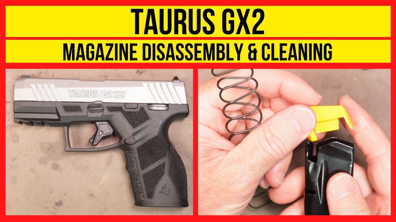 Taurus GX2 Magazine Disassembly & Cleaning