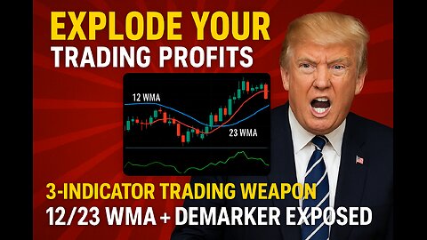 Explode Your Trading Profits With This 3-Indicator Trading Weapon—12/23 WMA + DeMarker EXPOSED!