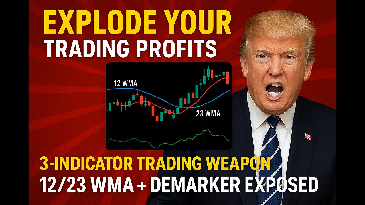 Explode Your Trading Profits With This 3-Indicator Trading Weapon—12/23 WMA + DeMarker EXPOSED!