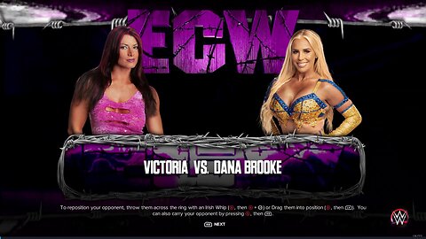 WWE 2k23 Victoria vs Dana Brooke
