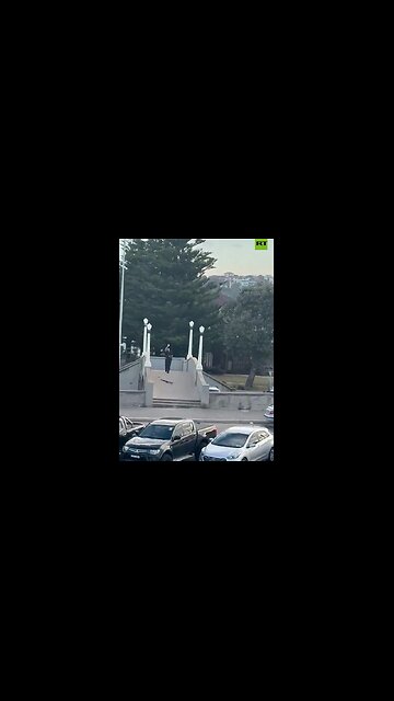 Strange Behavor: Bondi Beach terrorist urge onlookers go away before/ between firefight w/ cops 🤔