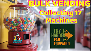 Collecting 17 Vending machines in one day