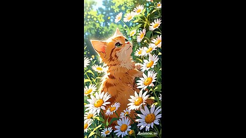 Cute orange tabby kitten 🐈