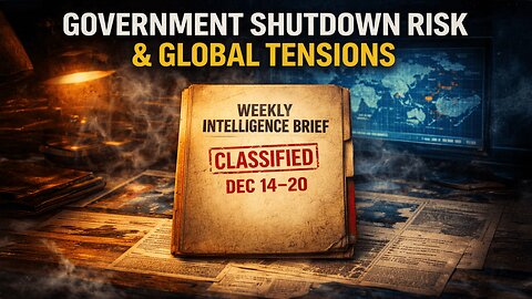 Weekly Intelligence Brief: Government Shutdown Risk, Global Storms & Rising Pressure (Dec 14–20)