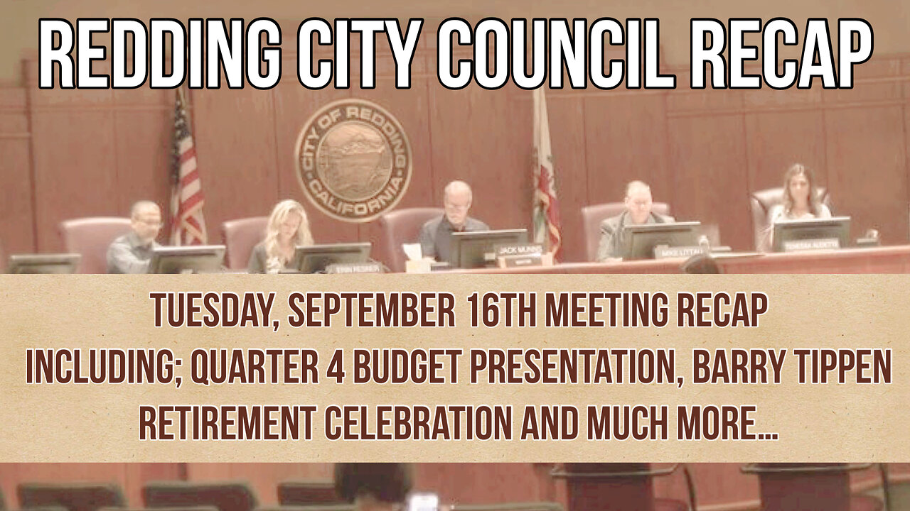 Redding City Council Recap 9-16