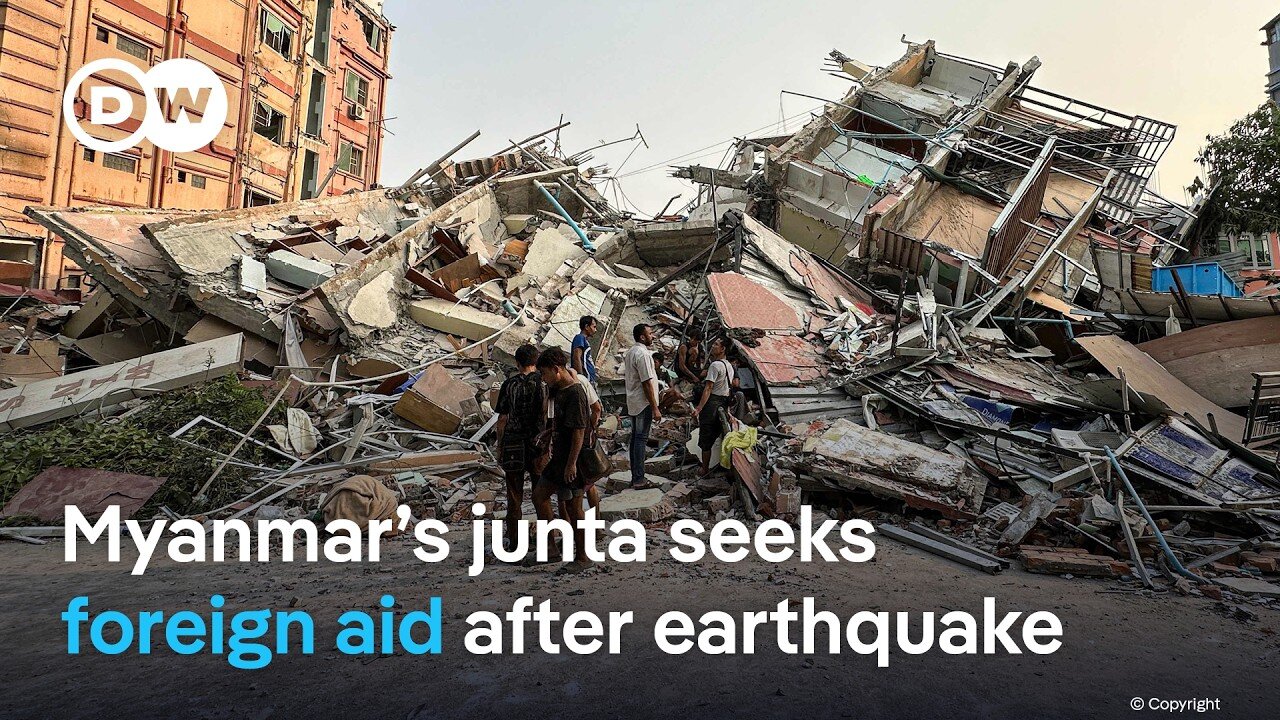 How is Myanmar_s civil war affecting relief operations in the wake of the earthquake? | DW News