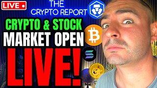 Government Shutdown, Bitcoin, & Altcoins VS FED Rate Cuts (MARKET OPEN LIVE STREAM!)
